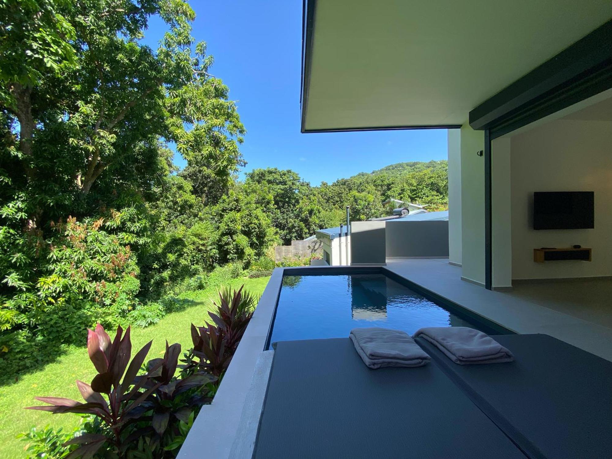 Hotel Lune De Miel Deshaies Rom bilde