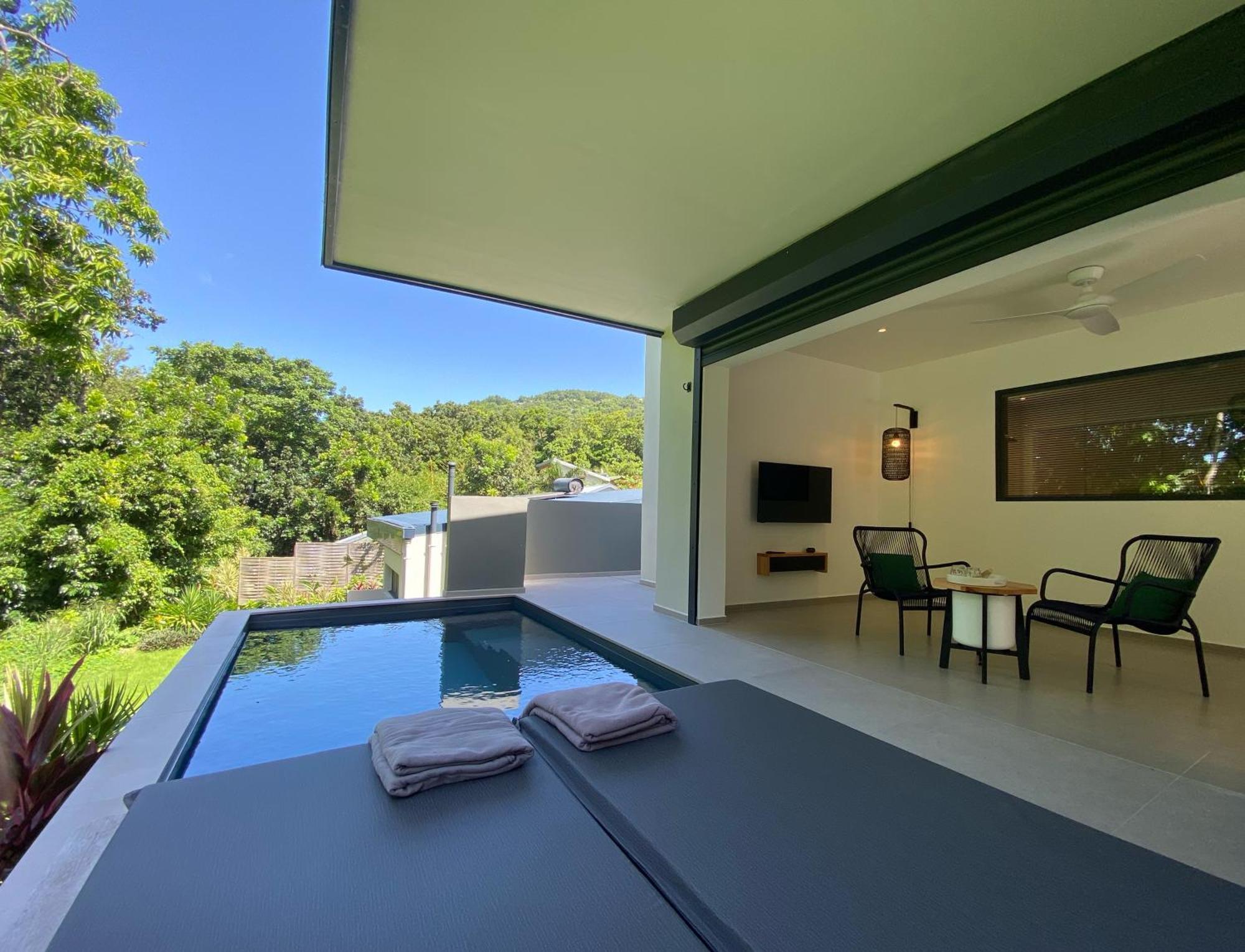 Hotel Lune De Miel Deshaies Rom bilde